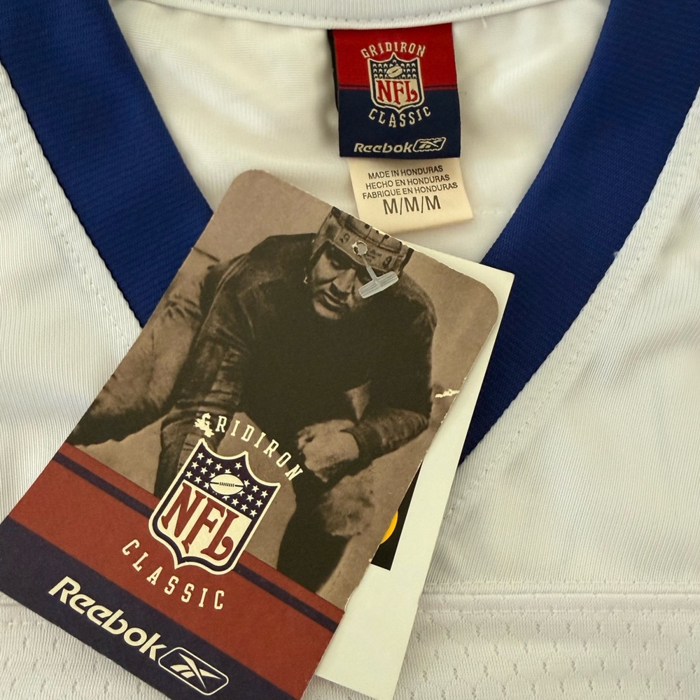 Reebok White and Blue Sports Jersey - Picture 4 of 8